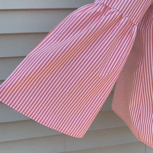 Michael Michael Kors Poppy Striped Bell Sleeve Top - Picture 11 of 15